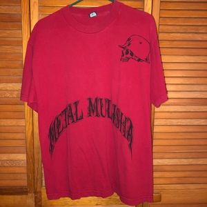 Red M.M. shirt